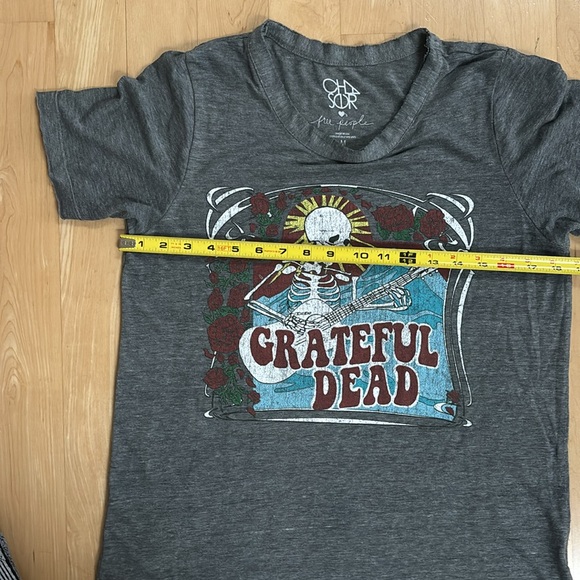 Chaser Free Prople gray Grateful Dead tee shirt. - Picture 4 of 9